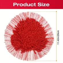 Home Times Đầu lau microfiber thay thế tương thích với hệ thống bình chứa Easy Wring 1, đầu lau bụi microfiber thay thế có thể tái sử dụng, miếng lau xoay tròn, đầu lau tròn, dễ dàng loại bỏ bụi, lý tưởng cho việc vệ sinh nhà cửa, văn phòng và xe hơi, dùng được cả khi lau khô và lau ướt. - A-2 CÁI - Xem 6