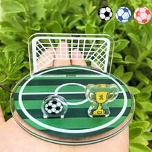 FIFA FIFA Giá đỡ điện thoại bằng acrylic chủ đề World Cup, thiết kế sân bóng đá độc đáo, giá đỡ để bàn đa năng, phụ kiện thể thao, phụ kiện kỹ thuật số, giá đỡ hoạt hình tối giản dành cho người hâm mộ thể thao, hỗ trợ sử dụng hàng ngày tại văn phòng và khi xem trực tuyến, giá đỡ để bàn độc đáo. - Nhiều màu - Xem 1