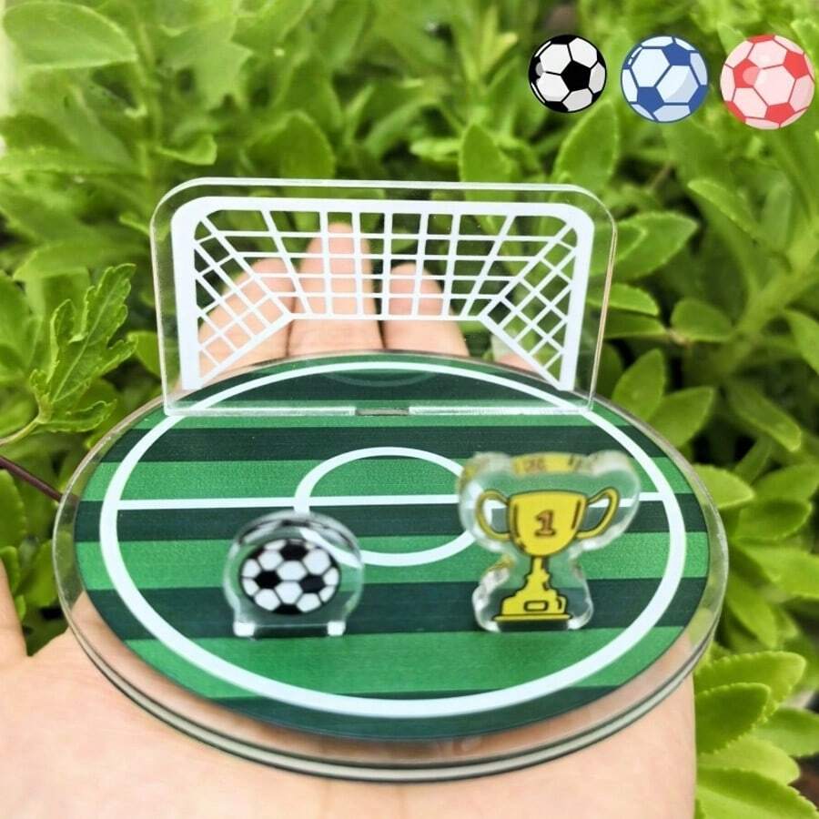 FIFA FIFA Giá đỡ điện thoại bằng acrylic chủ đề World Cup, thiết kế sân bóng đá độc đáo, giá đỡ để bàn đa năng, phụ kiện thể thao, phụ kiện kỹ thuật số, giá đỡ hoạt hình tối giản dành cho người hâm mộ thể thao, hỗ trợ sử dụng hàng ngày tại văn phòng và khi xem trực tuyến, giá đỡ để bàn độc đáo. - Nhiều màu - Xem 1