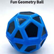 New Solid 7cm/2.8in Jumbo Geometric Stress Relief Ball, High Elastic PU Foam Outdoor Sports Toy - Multicolor - View 9
