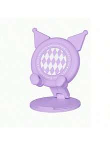 1个卡通创意可折叠旋转桌面手机支架，便携式可爱旋转折叠手机支架 - 多色 - 查看 4