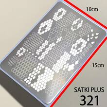 High Quality Nail Art Stamping Plate, Gothic Style Letter Print Template, 26 English Alphabet Nail Stamping Plate, Transparent Silicone Stamp Nail Art Tool - Camel - View 10