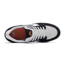 Nike Giày trượt ván nam, giày trượt ván ngoài trời nhẹ, thoải mái SB FORCE 58 DV5477-012, mùa xuân - Đen/Xám lạnh/Trắng sáng/Trắng ngà/Cam mờ - Xem 4