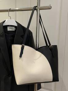 2026 New Arrival Wholesale Tote Bag, Fashion One Shoulder Bag, Large Capacity Commuter Handbag For Women - Multicolor - View 6