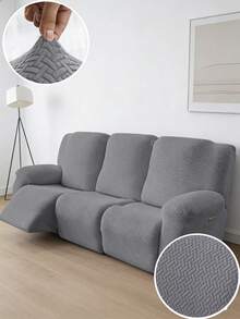 3 Seater Recliner Sofa Covers Stretch Jacquard Reclining Couch Covers For Reclining Sofa Relax Armchair Slipcovers Furniture Covers - Multicolor - View 17