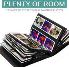 Pbf Photo Booth Album | 2x6 Photo Album W/Picture Sleeves | 2x6 Strips Memory Book | Photo Strip Album | Wedding Photo Album For Photo Booth Pictures | 12 Pages, Holds 48 Photos (Black, 1-Pack) - Màu A - Xem 6