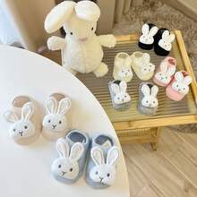 1 Pair Adorable Bunny Cartoon Non-Slip Baby Socks,No-Show,Soft And Breathable And Comfy Low Cut Socks - Multicolor - View 4
