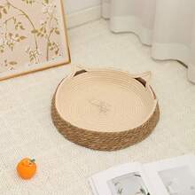 Handmade Woven Cat Bed Bringing Happiness To Cats, Suitable For All Seasons, Summer Rattan New Type Pet Cat Bed, Semi-Enclosed Universal Cat Bed - Multicolor - View 7