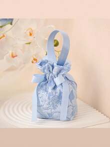 1/3/6/12入蝴蝶結抽繩禮品袋，適用生日、婚禮、派對、商務活動、聖誕節、萬聖節 - 查看 6