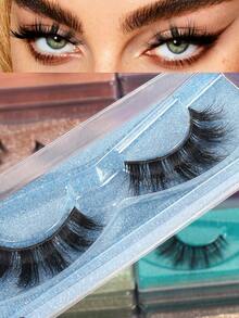 MAANGE 50/2 Pairs High Quality Faux Mink Eyelashes, Individually Packaged, Mixed Styles, Boxed, Natural Criss-Cross Thick Lashes, Cat Eye Lashes, Faux Mink Lashes, Criss-Cross Long Lashes, Thick Curly Lashes, Suitable For Parties, Cartoon Style Lashes, Natural Thin Curly Lashes, Enlarging Eyes, Travel Essential. Wedding, Party, Women's Gift, Date Gift (For Female), Girlfriend, Wife, Mother, Birthday Gift, Party Gift - Black - View 8