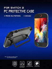 1pc Ergonomic Grip Game Protective Case For Nintendo Switch 2 (2025), Anti-Drop, Anti-Slip, Sweat-Proof, Scratch-Resistant, Enhances Gaming Experience - View 1