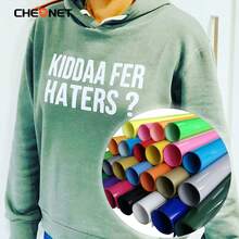Cheonet Heat Transfer Vinyl Rolls, Suitable For DIY T-Shirts And Fabrics, Easy To Cut/Transfer, PVC Material, Machine Washable And Stretchable, Multiple Vibrant Colors - PVC - View 4