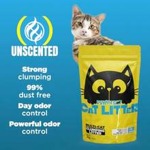 Arena Gatos Arena para Gato 10 kg Aglutinante Arena para Gatos Premium Arena para Gatos Sin Polvo Arena para Gato Premium Sin Aroma 10 kg - como en la foto - Ver 2