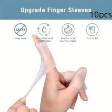 Protective Finger Cots - 10 Silicone Finger Cots - View 5