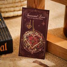 高级金属书签艺术书页夹，送给爱书人士、学生、生日纪念品 - 款式一 - 查看 8