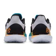 Under Armour Giày thể thao thường ngày unisex, giày bóng rổ ngoài trời thoải mái, nhẹ, mã sản phẩm 6001648-100 - Xanh lam/Vàng/Đen/Trắng - Xem 5