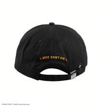 Netflix 1PC Stranger Things Officially Licensed Baseball Cap Hellfire Club Embroidered Logo Retro Hawkins Adjustable Cap TV Series Fan Gift Collectible Streetwear - Black - View 5