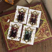 Harry Potter Marcadores de Livro, Acessórios Pingente de Personagens em Metal Vazado, Presente de Aniversário, Presentes de Papelaria para Leitura e Pendurar em Diários - Multicolorido - Visão 2