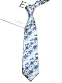 1条佩斯利花纹手工男女通用领带，适合休闲、街头、日常、派对等场合穿着。 - 彩色 - 查看 21