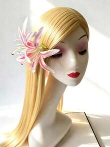 Boho Lilien Blumen Haarclip für Frauen, elegante Blumen Haarspange für Strandurlaub, Hochzeit, Party, Alltag, süße Haraccessoires, Klammern, Sommer, Feiertage, Reisen - Verschiedenfarbig - Übersicht 11