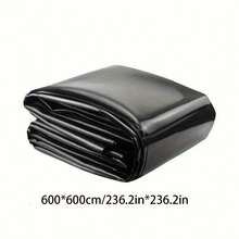 PALUDO PVC防水池塘衬垫，耐用黑色柔软结实预制池塘衬垫，适用于鱼塘、瀑布、花园喷泉、庭院瀑布 - 1件防漏膜 - 查看 15