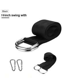50cm Adjustable Heavy Duty Suspension Strap With Carabiner, Suitable For Home Gym, Yoga Ball Storage, Outdoor Hiking Equipment - Multicolor - View 6