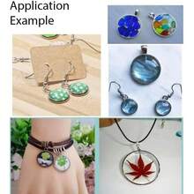 20pcs Stainless Steel Round Pendant Trays Flat Round Bezel Pendant Trays Round Settings Charms For DIY Earrings Necklace Pendants Jewelry Making - Silver - View 7