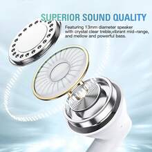 Wireless Bluetooth Earbuds, TWS In-Ear Design With Active Noise Cancellation, HiFi Stereo Sound Quality, Wireless Charging Case And Waterproof, Suitable For Travel, Fitness, Sports And Daily Music Listening - Multicolor - View 4