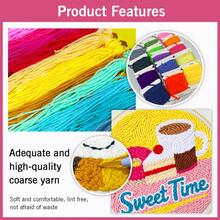 一套2D成人初学者戳绣套装，20*20厘米/7.8*7.8英寸，可爱的小猫和小狗图案，完整的DIY手工戳绣和DIY礼品套装，包含预印图案、毛线、绣框和戳绣工具，适合赠送给家人、朋友、同学作为生日礼物，也可用于客厅、卧室家居装饰。 - A - 查看 11