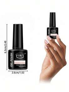 VOKY 6pcs/SET Gel Nail Polish Set - Ideal For Home Use And Toenails,Ideal For Nail Salons And Seasonal Designs - Multicolor - View 4