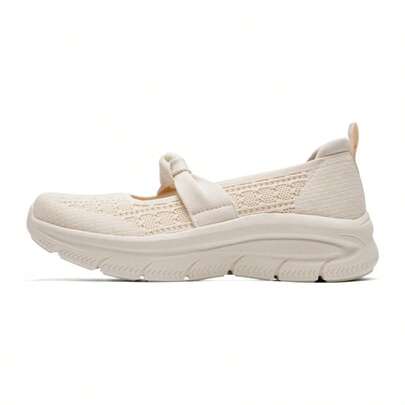 Skechers Giày thể thao nữ thường ngày, giày thể thao thoải mái để đi lại hàng ngày, 159117-NAT