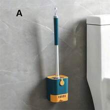 1支装马桶清洁刷，优质材料，软毛，家用清洁马桶浴室无死角马桶刷，尺寸9.7x53厘米 - A - 查看 3