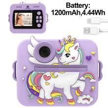 Kids Instant Print Camera, Unisex Photo Printer Camera With 1080P Video Recording, Ideal Gift For Children 3-12 Years Old, Best For Christmas, New Year, Weddings, Music Festivals - Multicolor - View 12
