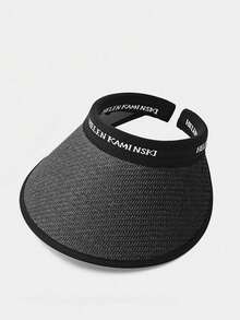 1pc Women's Fashion Wide Brim Sun Hat, Foldable Design, Suitable For Summer Beach Trips, Pairs Well With Various Outfits, Showcases Elegant Charm. - Sun Hat - View 11