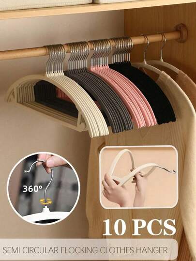 Móc treo quần áo tiêu chuẩn nhiều màu sắc, vật dụng thiết yếu để sắp xếp nhà cửa, lưu trữ tủ quần áo, phụ kiện giá treo quần áo, móc treo bằng nhựa bền chắc cho áo sơ mi, váy, áo khoác, hoàn hảo cho trang trí phòng ngủ và giải pháp cho phòng giặt.