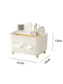 1pc Luxury Home Paper Towel Holder - High Quality Tissue Box Dispenser Suitable For Living Room Coffee Table, Bathroom, Dining Room, And Bedroom - Multicolor - View 6