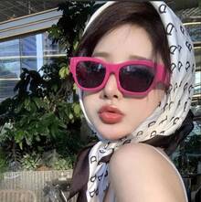 Influencer-Style Women's Glasses - 枚紅色 - 查看 1