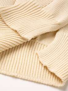 男士Polo衫一件，米色镂空条纹针织，简约休闲风格，修身透气，轻盈质感针织面料，适合春夏休闲穿着 - 卡其色 - 查看 8