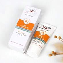 Eucerin Youselim 控油清爽面部防晒乳液 SPF50+，50毫升，增强防晒和控油，阻隔紫外线 - 白色 - 查看 7