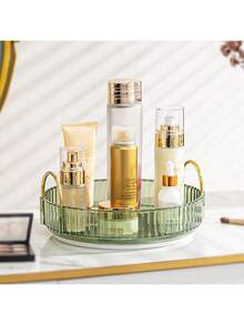 1 pièce Présentoir cosmétique multifonctionnel rotatif à 360 degrés, grand organisateur de salle de bain, organisateur de maquillage de vanité, boîte de rangement de table transparente avec des couches détachables et renforcées pour les grands flacons, sacs, sacs à maquillage, vanité, voyage, sac à maquillage, rangement, organisateur de maquillage, sac de toilette, organisateur de bureau, sac cosmétique, trousse de maquillage, organisateur de maquillage, accessoires de vanité, trousse de maquillage, sacs à maquillage, boîte à bijoux, pochette, support de pinceaux à maquillage, support de pinceaux, organisateur de parfum, sac pochette, cadeaux pour femmes, cadeaux de Noël, idées cadeaux pour femmes, décoration de chambre - Multicolore - Voir 22