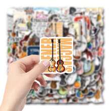 123张小提琴贴纸，可用于剪贴簿、日记本、笔记本电脑、保险杠、滑板、水瓶、收藏品、笔筒、笔记本、电脑、手机等，为您的生活增添许多乐趣，是送给成年人的完美礼物。 - 查看 6