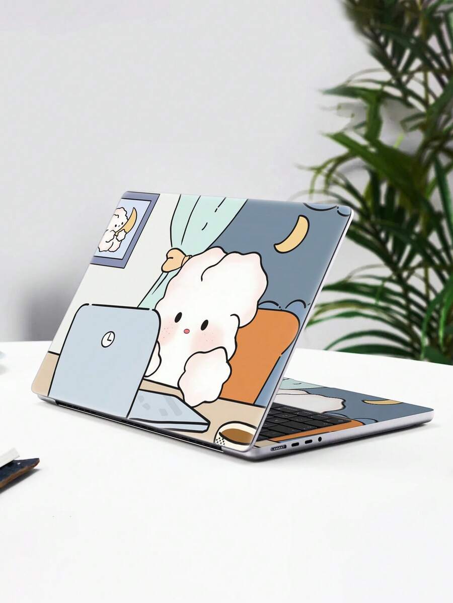 2 miếng dán trang trí laptop, phù hợp với máy tính xách tay 15.6-16 inch của HP, Apple, Compaq, Hongji, họa tiết in tùy chỉnh, chống trầy xước, không để lại cặn. - Xem 1