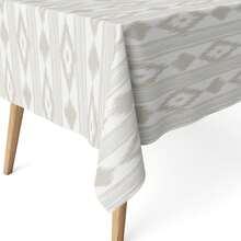 Kiva Stain-Resistant Resinated Tablecloth, Extra Soft To The Touch And Waterproof, Sizes From 100x140 To 300x140 Cm And Round 140 Cm - Easy-Clean Stain-Resistant Tablecloth - Available In 12 Designs - 選項 9 - 查看 2