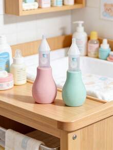 Máy hút mũi cho trẻ sơ sinh, dụng cụ làm sạch dịch nhầy kiểu bơm, vật dụng thiết yếu cho trẻ sơ sinh, dụng cụ chăm sóc trẻ sơ sinh, bảo vệ an toàn làn da bé, phù hợp cho trẻ sơ sinh và trẻ nhỏ. - Nhiều màu - Xem 6