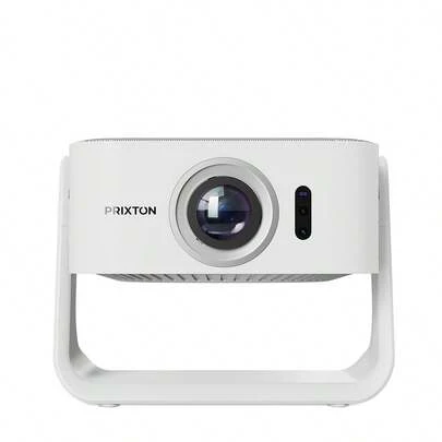 PRIXTON Proyector portátil con WiFi Renoir, 7.000 lúmenes, 280 ANSI lúmenes, Altavoces Integrados (2 x 5 W), Resolución Full HD 1080p LED, Mando a Distancia, 40" a 120" ✅ Entrega 24/48h