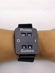 1pc Wristband Scoreboard Suitable For Cricket, Tennis Or Volleyball - A Wearable Quick Score Tracker That Can Store Data, Applicable For Singles And Doubles Matches - Ideal For Coaches And Referees, Battery-Free - Multicolor - View 3