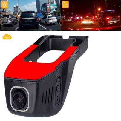 高品质隐蔽式行车记录仪，超清晰夜视，小巧设计不遮挡视线，1080P高清画质，支持WiFi连接，方便视频查看和管理，支持存储卡，适用于所有车型