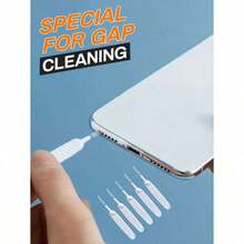 10pcs/Set White Multi-Functional Shower Head Cleaning Brush, Bathroom Accessories - A - View 4