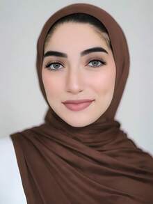 1 pieza Hiyab de mujer de jersey, hiyab de modal, tela de sudor, unicolor, suave y sedoso, cómodo y transpirable, pañuelo, turbante de jersey, chal de 180cm*70cm, adecuado para uso diario, al aire libre, oración, culto, playa, vacaciones - Multicolor - Ver 23