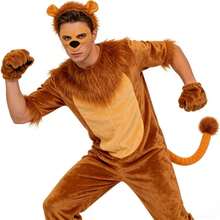 Bộ trang phục sư tử dễ thương, hoàn hảo cho các bữa tiệc ngày lễ, biểu diễn và sự kiện Halloween. - Nhiều màu - Xem 2